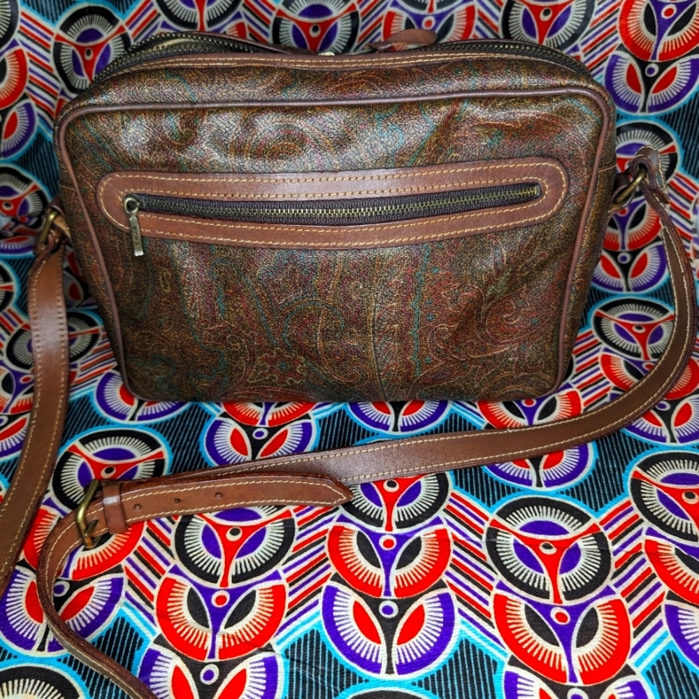 Etro Paisley Trocadero Style Crossbody
